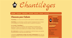 Desktop Screenshot of chantileges.com
